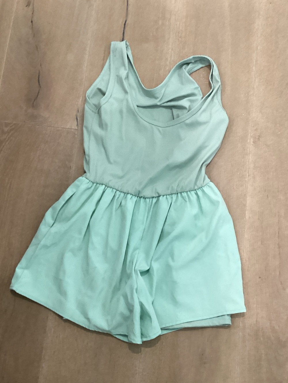 Amazon Mint Green Sleeveless Romper for Kids